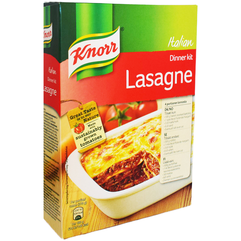 Lasagne Dinner Kit 262g - 43% rabatt - Billig Måt Online