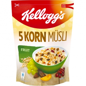 Müsli "5-Korn Fruit" 500g - 57% rabatt