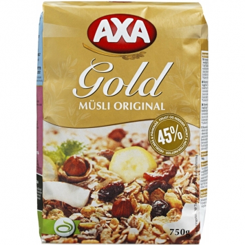 Müsli "Gold Original" 750g - 39% rabatt