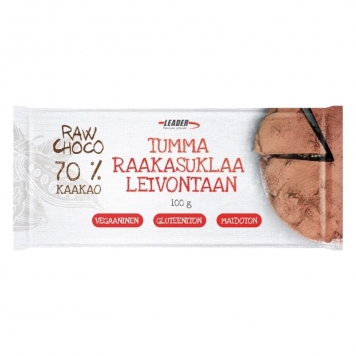 Bakchoklad "Raw Choco 70%" 100g - 75% rabatt