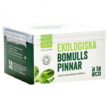 Bomullspinnar Eko 200-pack - 41% rabatt