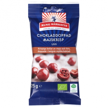 Chokladdoppad Majskrisp 25g - 50% rabatt