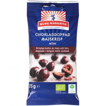 Chokladdoppad Majskrisp Mörk 25g - 50% rabatt