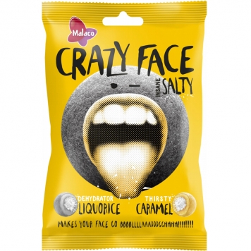 Godis "Crazy Face Salty" 80g - 36% rabatt