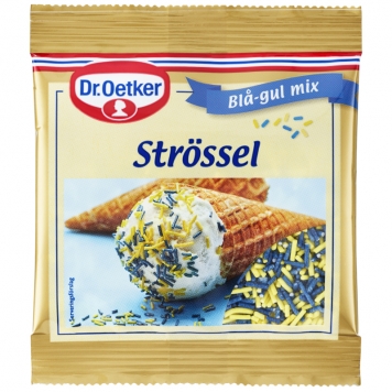 Strössel Blå & Gul Mix 20g - 29% rabatt