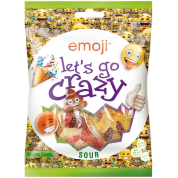 Godis "Emoji Let's Go Crazy" 175g - 30% rabatt