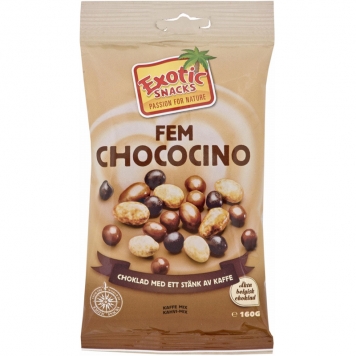 Snacksmix "Fem Chococino" 160g - 48% rabatt