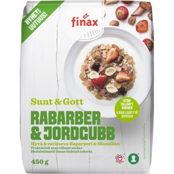 Müsli Rabarber & Jordgubb 450g - 59% rabatt