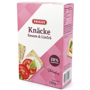 Knäckebröd "Sesam & Linfrö" 150g - 56% rabatt