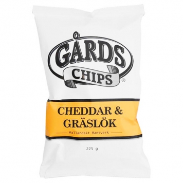 Chips Gräslök & Cheddar 225g - 25% rabatt