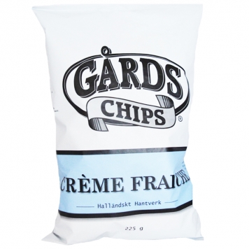 Chips "Creme Fraiche" 225g - 25% rabatt
