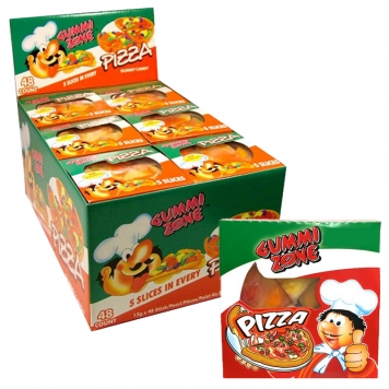 Hel Låda Godis "Minipizza" 48 x 15g - 71% rabatt