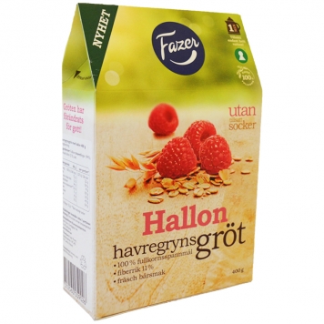 Havregrynsgröt Hallon 400g - 53% rabatt