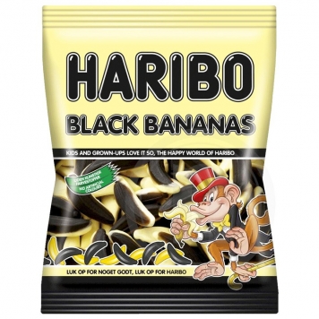 Godis "Black Bananas" 135g - 61% rabatt