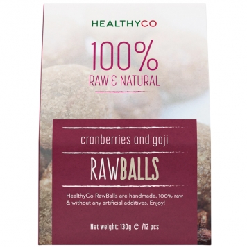 Rawballs "Cranberry & Goji" 130g - 57% rabatt