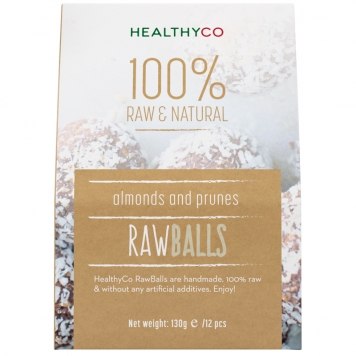 Rawballs "Almonds & Prunes" 130g - 57% rabatt