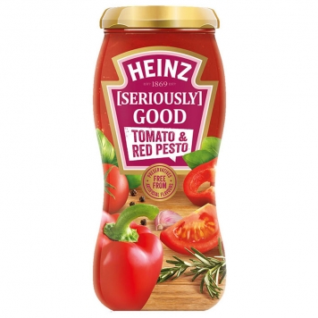 Tomatsås Pesto & Röd Paprika 490g - 40% rabatt