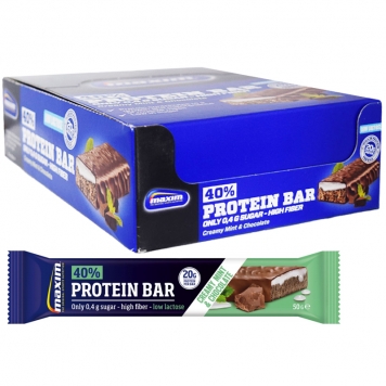 Hel Låda Proteinbars "Mint & Chocolate" 18 x 50g - 55% rabatt