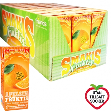 Hel Låda Fruktdryck Apelsin 27 x 200ml - 60% rabatt