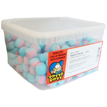 Hel Låda Godis "Fizzy Ball" 2kg - 45% rabatt