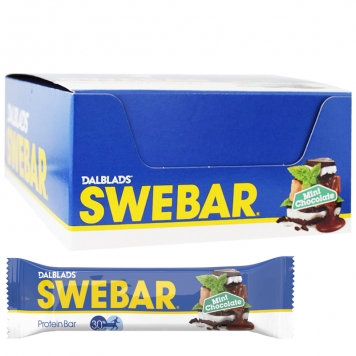 Hel Låda Proteinbars "Mint Chocolate" 20 x 55g - 36% rabatt