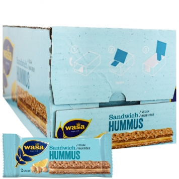 Hel Låda "Sandwich Hummus" 24 x 32g - 38% rabatt