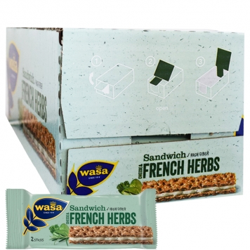 Hel Låda "Sandwich Cheese & French Herbs" 24 x 30g - 38% rabatt
