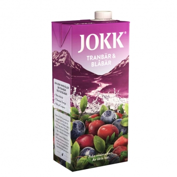 Tranbär & Blåbärsdryck 1l - 40% rabatt