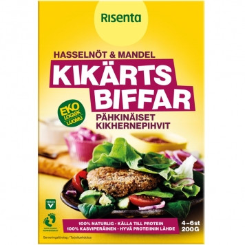 Kikärtsbiffsmix Hasselnöt & Mandel 200g - 31% rabatt