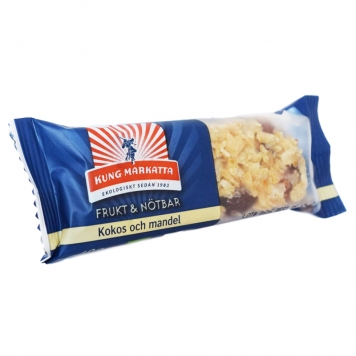 Frukt- & Nötbar Kokos & Mandel 40g - 60% rabatt