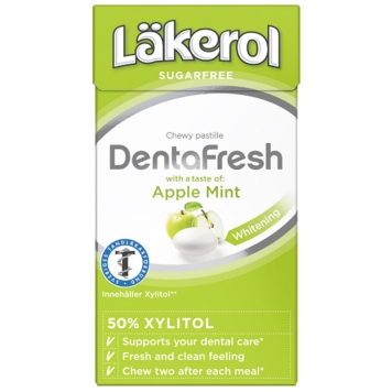 Pastiller "Dentafresh Apple & Mint" 36g - 33% rabatt