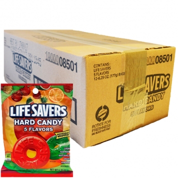 Hel Låda Godis "Lifesavers" 12 x 177g - 41% rabatt