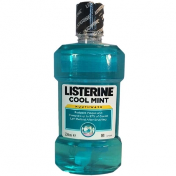 Munskölj Listerine "Cool Mint" 500ml - 35% rabatt