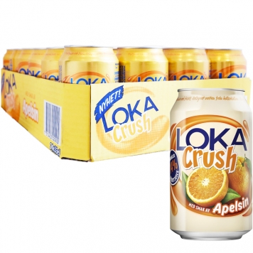 Hel Platta Loka "Crush" Apelsin 24 x 33cl - 40% rabatt