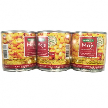 Majs 3 x 150g - 21% rabatt