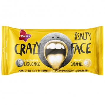 Godis "Crazy Face Salty" 60g - 41% rabatt