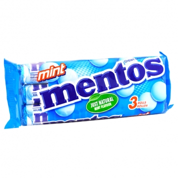 Mentos "Mint" 3 x 38g - 29% rabatt