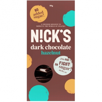 Mörk Choklad Hasselnötter 80g - 52% rabatt