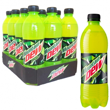 Hel Platta Läsk "Mountain Dew" 12 x 50cl - 45% rabatt