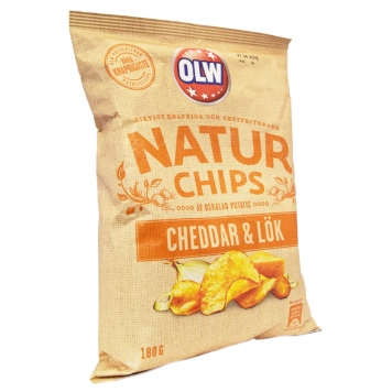 Chips Cheddar & Lök 180g - 35% rabatt