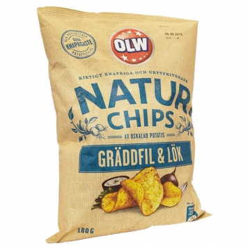 Chips Gräddfil & Lök 180g - 35% rabatt