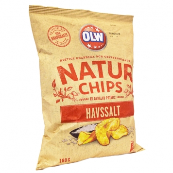 Chips Havssalt 180g - 35% rabatt