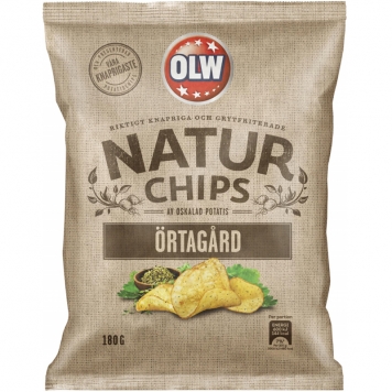 Chips "Örtagård" 180g - 35% rabatt