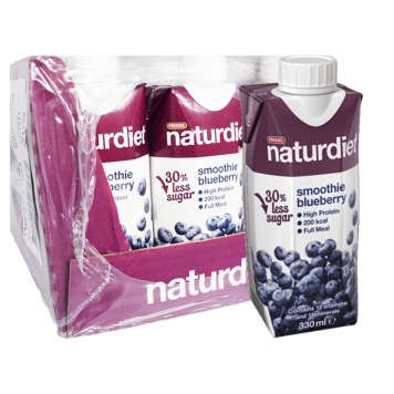 Hel Låda Måltidsersättning Smoothie "Blueberry" 12 x 330ml - 26% rabatt