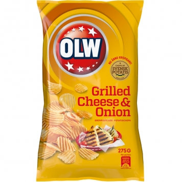Chips "Grilled Cheese & Onion" 275g - 32% rabatt