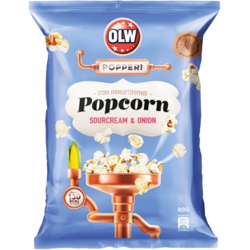 Popcorn "Sourcream & Onion" 80g - 23% rabatt