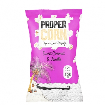 Popcorn "Coconut & Vanilla" 25g - 66% rabatt