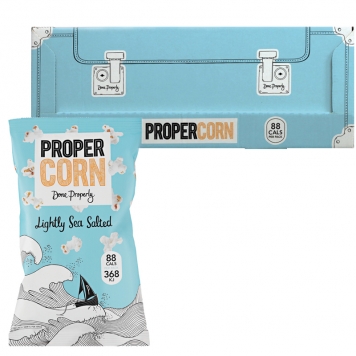 Hel Låda Popcorn "Lighly Sea Salted" 12 x 70g - 71% rabatt