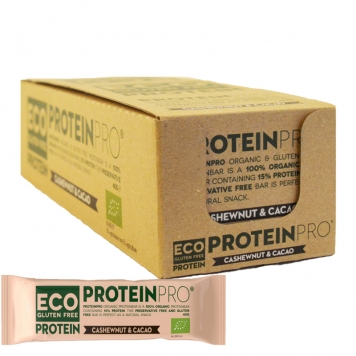 Hel Låda Proteinbar "Cashewnut & Kakao" 16 x 40g - 48% rabatt