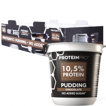 Hel Platta Proteinpudding "Chocolate" 8 x 150g - 59% rabatt